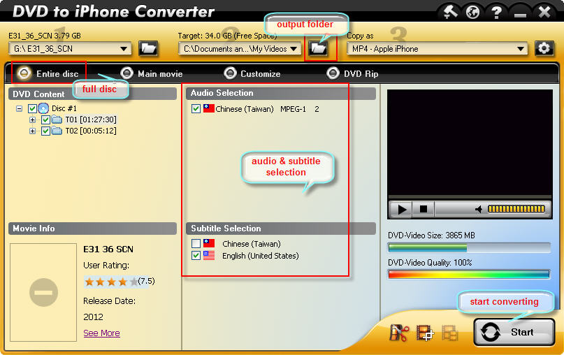 convert entire disc to iphone convert entire disc to iphone
