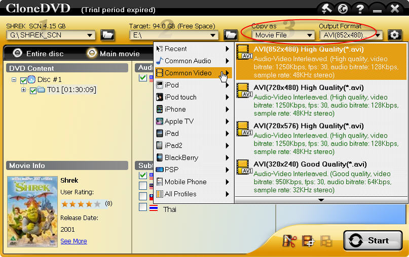 how to use dvdfab hd decrypter with dvd shrink