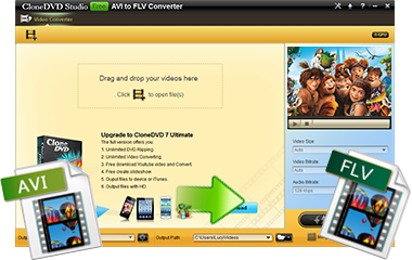 convert avi to flv