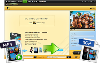 convert mp4 to 3gp